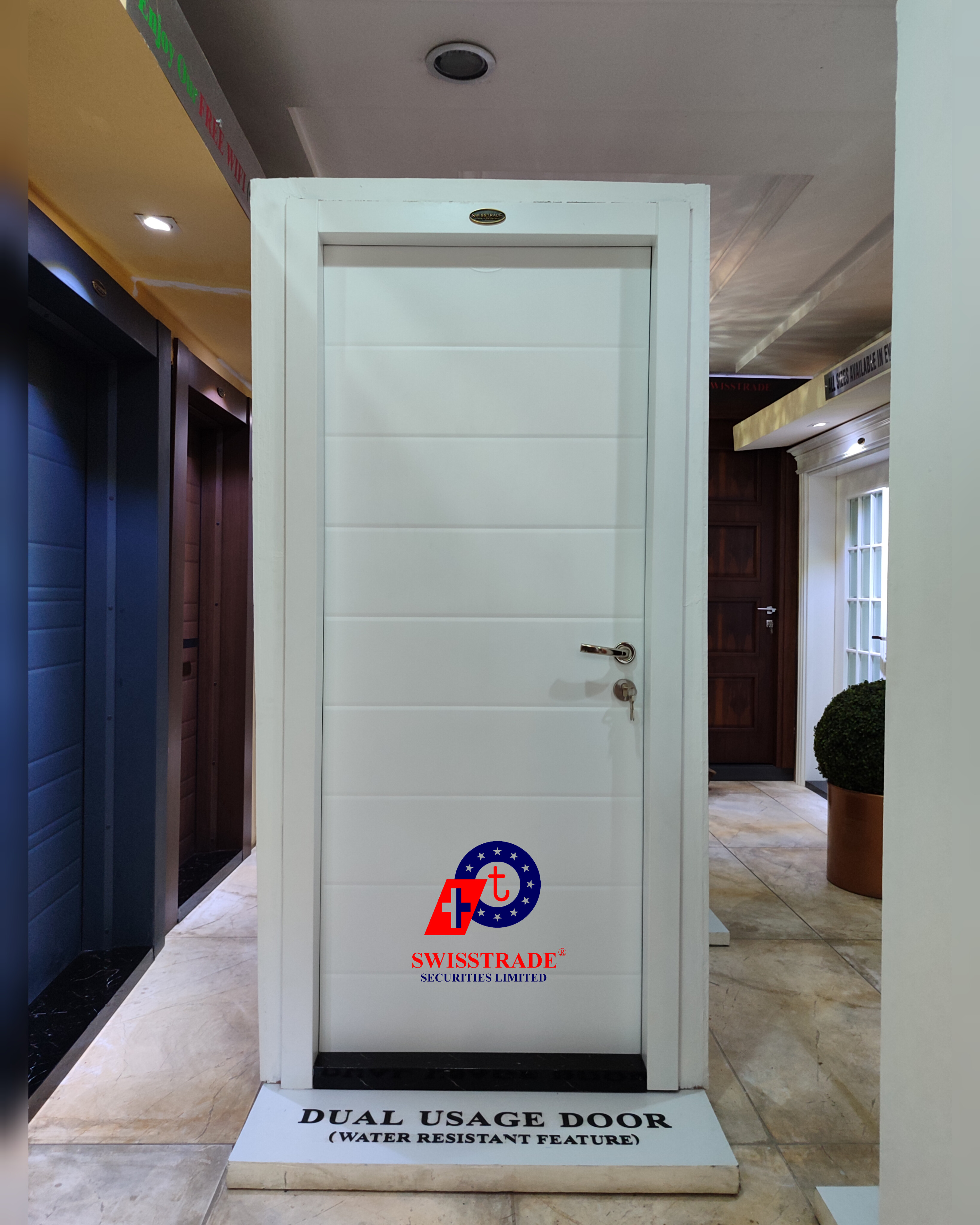 Dual Usage Galvanized Steel Door

White Color