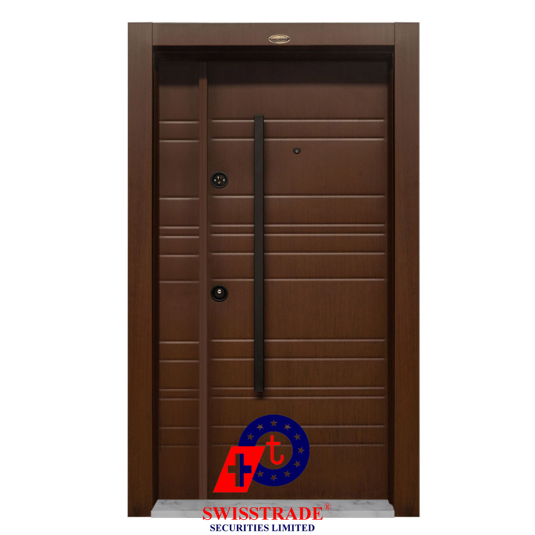 Irish Toughened Galvanized Steel Security Door

Walnut color